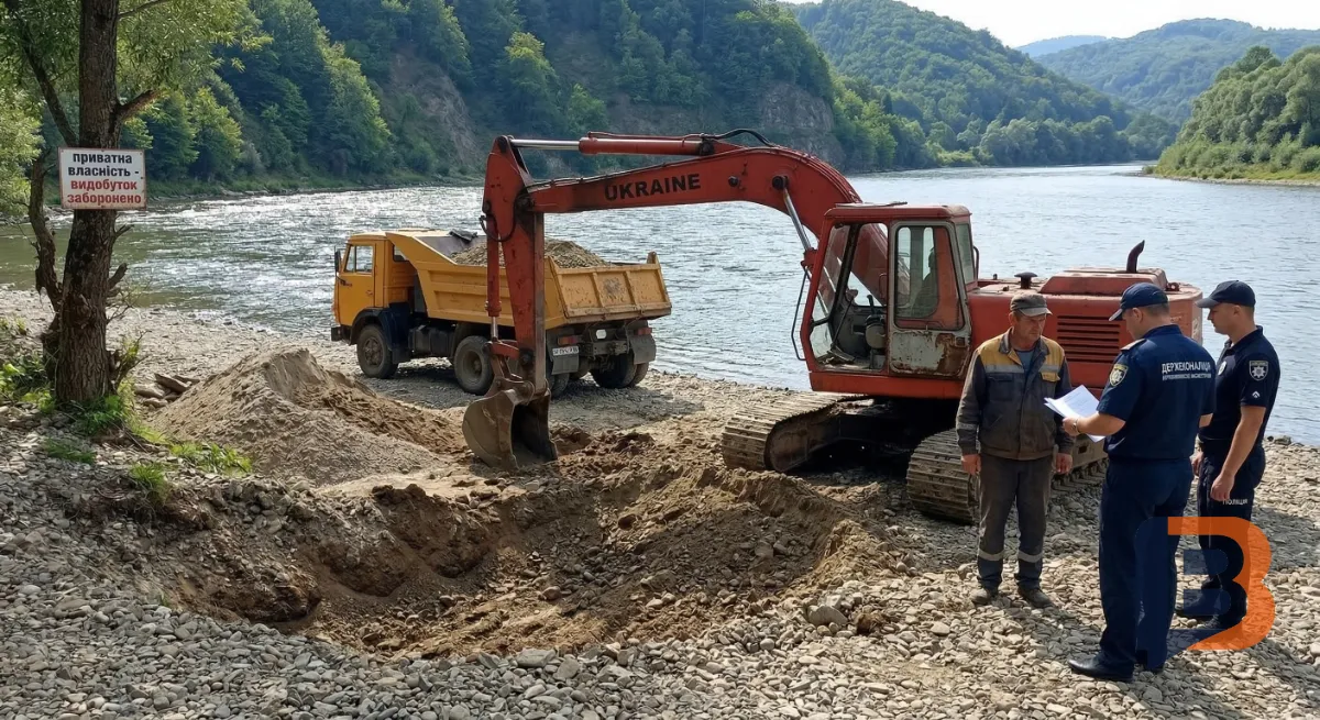 Cуд оштрафував чоловіка на 25 500 гривень за незаконний видобуток ґрунту